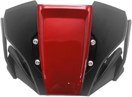 Windschutzscheibenverlängerung Motorrad Frontscheibe Windschild Für Cb1000r Cb 1000r Cb650r Cb 650r Windschutzscheibe Deflektor, A Red von Generic