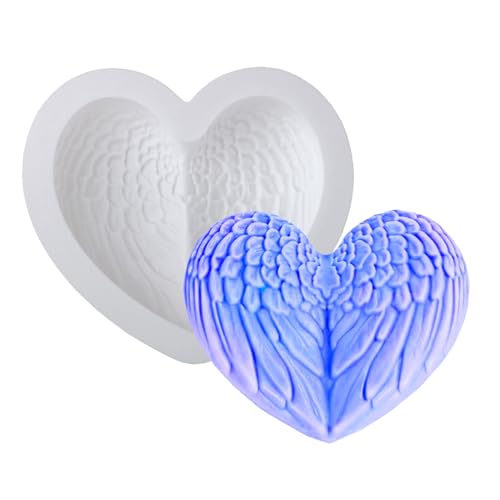 Wings Fondant Silikonformen - Silikon Backformen | Flexible realistische Federwerkzeuge kreativ machen für Paare Freunde Familie Backen von Generic