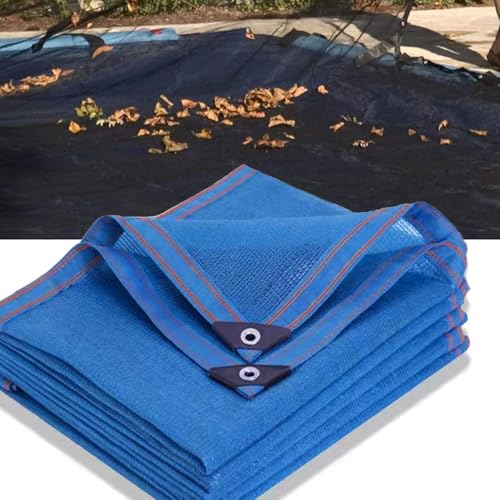 Winterfeste Poolabdeckung, Schutzplane Für In- Und Oberirdische Pools,Laubnetz-Abdeckung Für Pools, Aus Polyethylen, Widerstandsfähig(5x7m(16.4 * 22.96ft)) von Generic