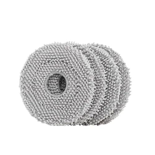 Wischtücher Zubehör Reinigungsroboter Ersatzteile Wischlappen Rotationsmopps Pads Saugroboter(Mop 4pcs) von Generic