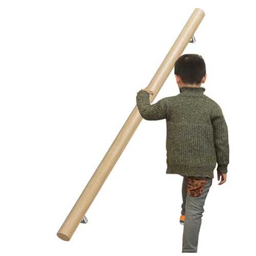 Wohnaccessoires, 1-10ft Treppengeländer, Holzhandläufe, Wandmontierte Dachbodengeländer für den Innenbereich für ältere Menschen, Korridor-Stützstange Wohnaccessoires, 1-10ft Treppengeländer, Holzhandläufe, Wandmontierte Dachbodengeländer für den Innenbereich für ältere Menschen, Korridor-Stützstange von Generic