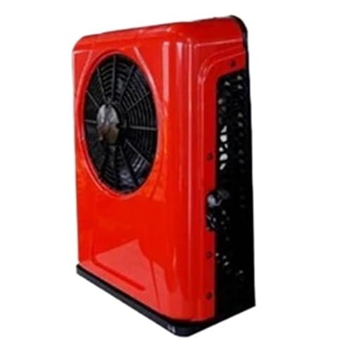 Wohnmobil Klimaanlage DC Stromversorgung Wand Kompressor Turbo Kompressor Inverter Schwerlastwagen Elektroauto Wohnmobil Bus Parkplatz Klimaanlage Klimaanlage 12V 2kW (Rot DC12V) von Generic