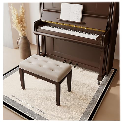 Wohnzimmer schalldichte Matte Dicke Geräuschstündung Boden Teppich Klavier Bench Kissen Nicht -Schlupfwaschableer Sondergröße Wohnkultur Schlafzimmer Balkon F 60 * 180cm von Generic