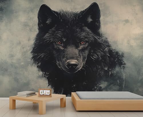 Wolf Wandbilder Taupe Farbverlauf Textur Tapeten für Mädchen Natur Tapete Tierdruck Tapeten für Mädchen Schlafzimmer Wohnzimmer Sofa TV Hintergrund Dekoration Großes Wandbild Poster 300 X 210 cm Wolf Wandbilder Taupe Farbverlauf Textur Tapeten für Mädchen Natur Tapete Tierdruck Tapeten für Mädchen Schlafzimmer Wohnzimmer Sofa TV Hintergrund Dekoration Großes Wandbild Poster 300 X 210 cm von Generic