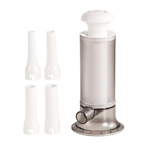 Wurstfüllzubehör, Wurstmaschine manuell,Selbstgemachtes Fleischfüllwerkzeug mit 4 Füllröhrchen | Multifunktionaler Fleischfüller, Füllwerkzeug von Generic