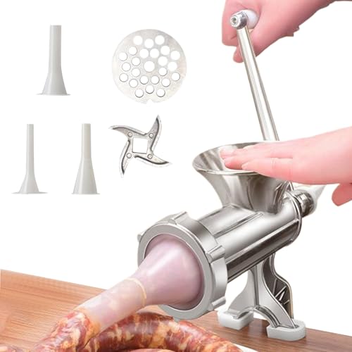 Wurstmühle – Hand-Fleischwolfen für den Heimgebrauch, robuste Küchenwerkzeuge, Küchenmaschine zum Mahlen, Hacken, Mahlzeitenvorbereiten Wurstmühle – Hand-Fleischwolfen für den Heimgebrauch, robuste Küchenwerkzeuge, Küchenmaschine zum Mahlen, Hacken, Mahlzeitenvorbereiten von Generic