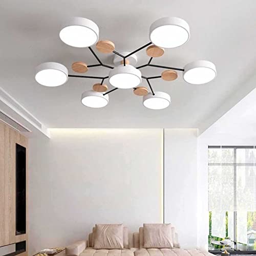 ZBZFGE Moderne LED-Deckenleuchte, Deckenleuchte, Schlafzimmer, Esszimmer, 7 Lichter, 84 W ZBZFGE Moderne LED-Deckenleuchte, Deckenleuchte, Schlafzimmer, Esszimmer, 7 Lichter, 84 W von Generic