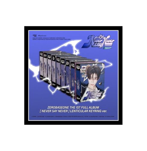 ZEROBASEONE Never Say Never [Lenticular Keyring Ver.] 1ST Full Album (Random ver.) von Generic