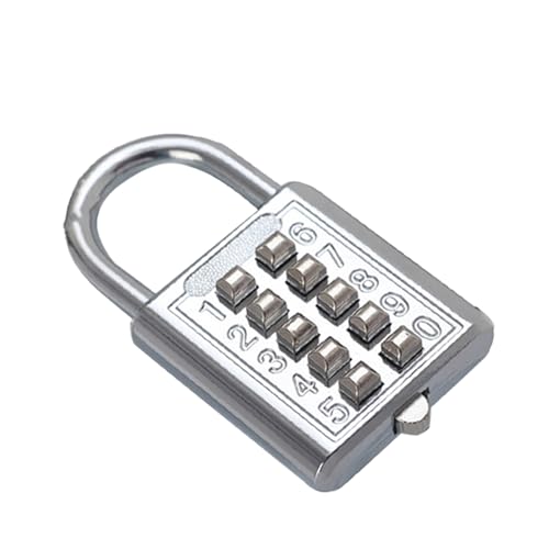 Zahlenschloss für Schränke – Mini-Digitalverriegelung, 8-stellige codierte Stimme | Build sicherer Stahlrahmenschutz, robustes manipulationssicheres Design im Freien Zahlenschloss für Schränke – Mini-Digitalverriegelung, 8-stellige codierte Stimme | Build sicherer Stahlrahmenschutz, robustes manipulationssicheres Design im Freien von Generic