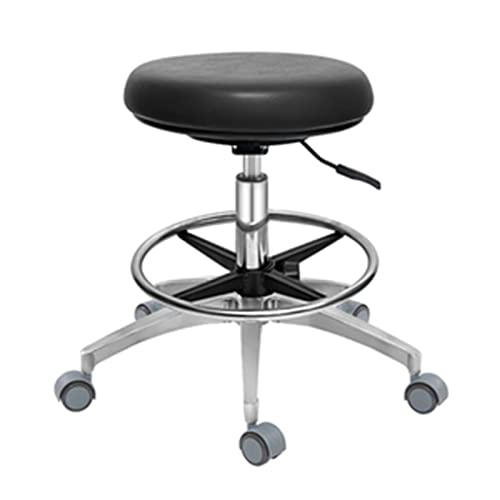 Zahnarztstuhl Medizinischer Hocker Krankenschwester Assistent Stuhl Rollstuhl Drehstuhl Salondrehstuhl mit Fußstütze PU-Leder höhenverstellbar),additionalWeblabs:(Pax_Checkout_Buy_Now_G von Generic