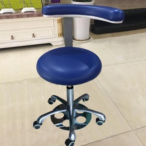 Zahnarztstuhl Zahnarzthelfer Hocker 360° Drehung Armlehne PU-Leder Rückenlehne Höhenverstellbarer Sattelhocker Rollstuhl),additionalWeblabs:(Pax_Checkout_Buy_Now_GC_Tango_1121297":" von Generic