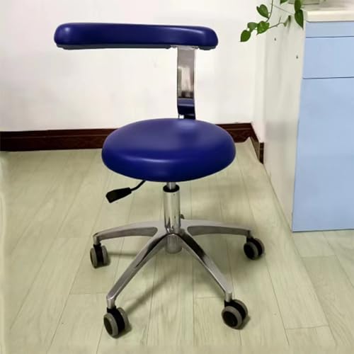 Zahnarztstuhl Zahnarzthelfer Hocker 360° Drehung Armlehne PU-Leder Rückenlehne Höhenverstellbarer Sattelhocker Rollstuhl),additionalWeblabs:(Pax_Checkout_Buy_Now_GC_Tango_1121297":" von Generic