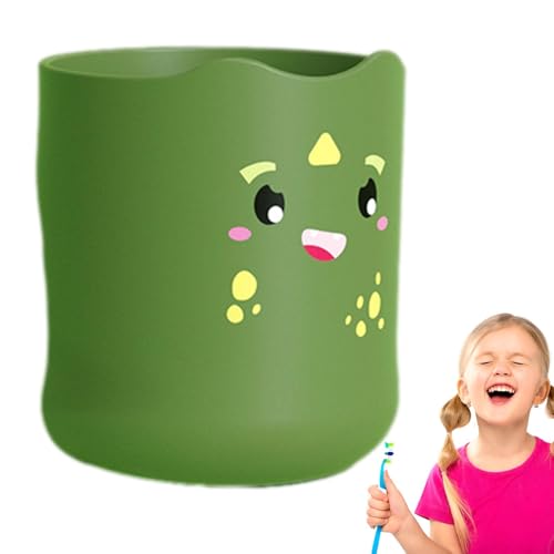 Zahnputzbecher für Kinder | 300 ml Cartoon-Zahnpastahalter und Becher | Unzerbrechlicher Zahnputzbecher, Bezauberndes Badezimmerzubehör für Kinder, Mädchen Zahnputzbecher für Kinder | 300 ml Cartoon-Zahnpastahalter und Becher | Unzerbrechlicher Zahnputzbecher, Bezauberndes Badezimmerzubehör für Kinder, Mädchen von Generic
