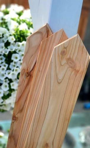 Zaunlatte 9x2x130 Sibirische Lärche 20szt Form C von Generic