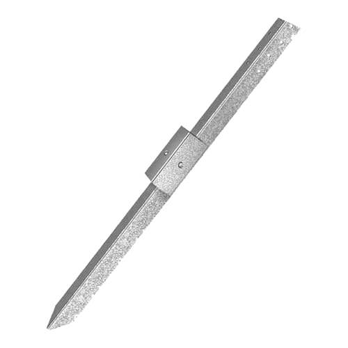 Zaunpfosten nach der Reparatur von Post und Boden | Schwermetall- – verdicktes Gartenzubehör, robuste Barriere für hängende Zäune, Briefkasten von Generic