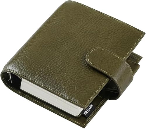 Zbdp 2.0 Ringe Planer A7 Notizbuch Agenda Organizer Tagebuch Journal, Kakhi Green von Generic