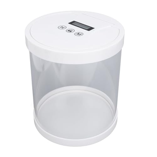 Zeitgesteuerte Sperrspeicherbehälter, Anti -Diebstahl -Zeitgesteuerte Sperrbox Multi Zweck Elektronische Passwortsperrung für Schlüssel (White) von Generic
