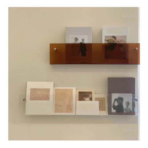 Zeitschriftenständer Aus Transparentem Acryl Zur Wandmontage, Organizer, Ordner, Bücherregal, Aktenregal Für Wartezimmer, Wohnzimmer, Büro Zuhause(B2pcs,W 60cm(23.62IN)) von Generic