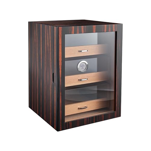 Zigarren Humidor Aus Zedernholz, Dreischichtiges Schubladendesign, mit Feuchtigkeitsmesser und Luftbefeuchter, Zigarren Humidor Aus Zedernholz Zigarren Humidor Aus Zedernholz, Dreischichtiges Schubladendesign, mit Feuchtigkeitsmesser und Luftbefeuchter, Zigarren Humidor Aus Zedernholz von Generic
