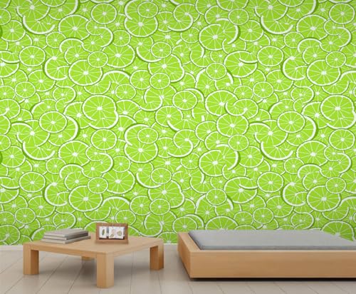 Zitronen Tapete Grüne Kindertapete Natur Wandbild Obst Tapete für Mädchenschlafzimmer Kinderwohnzimmer 280 X 200 cm Zitronen Tapete Grüne Kindertapete Natur Wandbild Obst Tapete für Mädchenschlafzimmer Kinderwohnzimmer 280 X 200 cm von Generic