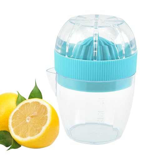 Zitruspresse – robuste Zitruspresse, kompakte Zitronenpresse | Tragbarer Entsafter für frische Fruchtgetränke, leicht zu reinigendes Küchenwerkzeug mit integriertem Filter für Zuhause, von Generic