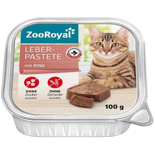 ZooRoyal Leberpastete mit Rind 32x100g von Generic