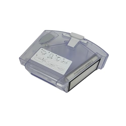 Zubehör Ultron Lite-Mülleimer HEPA-Filter Wassertank Combo Einheit Ersatzteile Kompatibel for Roborock Q8 Max / Q8 Max + Reiniger(White) von Generic