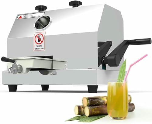 Zuckerrohr-Entsafter, Zuckerrohr, gewerblich, 110 lb/h, hohe Leistung, 3 Edelstahlwalzen, 2,4-Zoll-Eingang, manuell, für den privaten und gewerblichen Gebrauch. Zuckerrohr-Entsafter, Zuckerrohr, gewerblich, 110 lb/h, hohe Leistung, 3 Edelstahlwalzen, 2,4-Zoll-Eingang, manuell, für den privaten und gewerblichen Gebrauch. von Generic