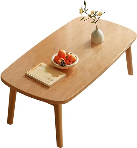 Zusammenklappbarer Beistelltisch, tragbar, multifunktional, japanisch, niedrig, Tatami, Chabudai, kleiner Platz, für Schlafzimmer, Wohnzimmer, Balkon, 80 cm Zusammenklappbarer Beistelltisch, tragbar, multifunktional, japanisch, niedrig, Tatami, Chabudai, kleiner Platz, für Schlafzimmer, Wohnzimmer, Balkon, 80 cm von Generic