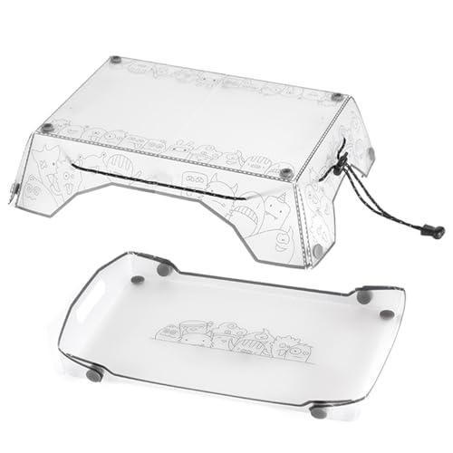 Zusammenklappbarer Campingtisch,Rucksacktisch - Tragbares 2-in-1 Camping Tablett für Angeln am und Outdoor Picknick Möbel von Generic