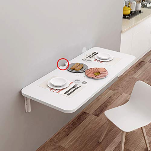 Zusammenklappbarer Wandmontierter Küchentisch mit Schraubloch-Design, schwebender Schreibtisch für Computer, Waschtisch, platzsparend, kompakt und langlebig von Generic