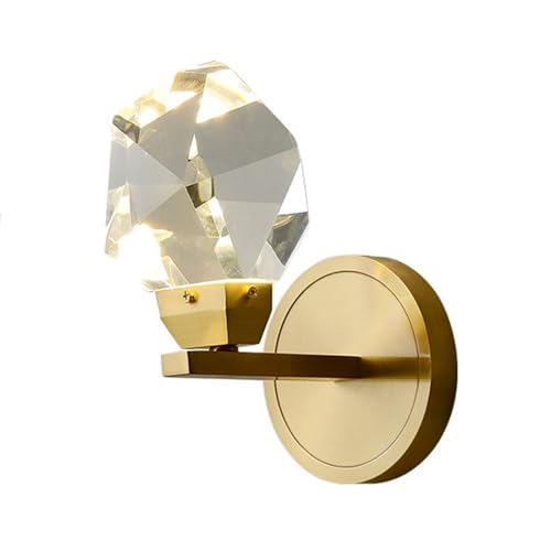 d Kristall-Wandleuchte – Badezimmer-Waschtischleuchte, 20 cm Moderne Kristall-Wandleuchte, Wohnzimmer, Schlafzimmer, Flur, Badezimmer, Innendekor, Wandlampen d Kristall-Wandleuchte – Badezimmer-Waschtischleuchte, 20 cm Moderne Kristall-Wandleuchte, Wohnzimmer, Schlafzimmer, Flur, Badezimmer, Innendekor, Wandlampen von Generic
