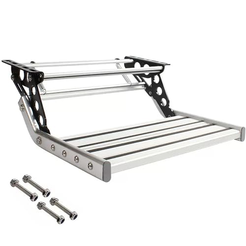 klappbare Wohnmobil Stufe Manuelle Wohnmobil-Stufen, elektrisch, automatisch/leicht, für Wohnmobil, Van, Wohnwagen, unterstützt 150 kg/330 lbs von Generic