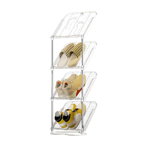 mit 4 Ebenen, mit 4 Ebenen | Flexibler Kombi- -Organizer für Schrank, abnehmbarer Schuhständer mit 4 Ebenen, mit 4 Ebenen | Flexibler Kombi- -Organizer für Schrank, abnehmbarer Schuhständer von Generic