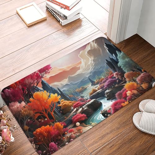 resistente Schmutzfangmatte EIN Garten voller Spaß, Sauberlaufmatte, Garten, Eingang, Innen, Rutschfester Carpet 40X60cm von Generic