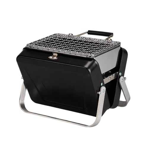 tragbarer Holzkohlegrill - tragbarer Holzkohlegrill, tragbarer Campingkocher | BBQ Grill Grillrost für den Außenbereich kompakt für Camping, Picknick, Gartenparty tragbarer Holzkohlegrill - tragbarer Holzkohlegrill, tragbarer Campingkocher | BBQ Grill Grillrost für den Außenbereich kompakt für Camping, Picknick, Gartenparty von Generic