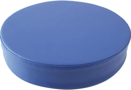 wasserdichte Runde Stuhlkissen, Chair Cushion,Removable Memory Foam ，mit Unsichtbarem Reißverschluss Für Den Innen- Und Außenbereich(Blue,40 cm) von Generic