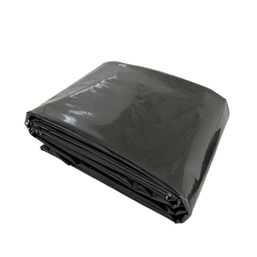 wasserdichte Und Undichte HDPE-Polsterung Auf Dem Dach, Undurchlässige Membran Für Teich Fischteich Zisterne, Schwarz, 0,5 Mm Verdickt(2x7m) von Generic