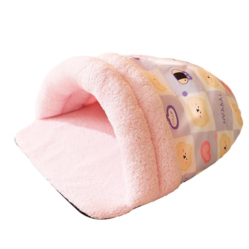 winterschlafsack katzenschlafsack weich katzenschlafsack katzenschlafsack faltbar katzenschlafsack katzenhausschuhe warm wintermatte niedlich katzenschlafsack hase für kätzchen von Generic