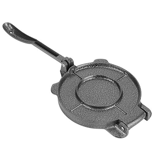 BEEK VPC4, 6,5 Zoll Tortilla Press Maker Gusseisen Mais Tortillas Teig Presswerkzeuge Küchenbedarf Grau, Acrylic von BEEK