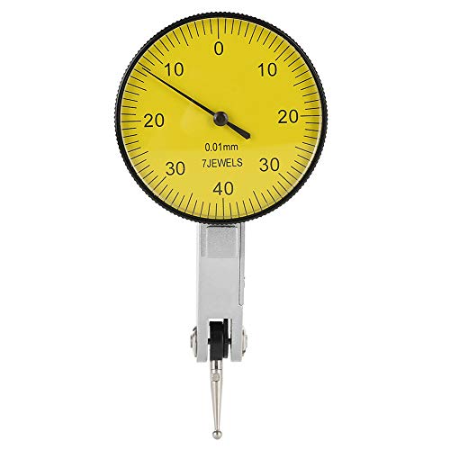 Messuhr-Testanzeige, Präzision 0,01 mm Hebel-Messuhr-Testanzeige Meter Tool Kit Gage mit grauem Gehäuse von Genericer