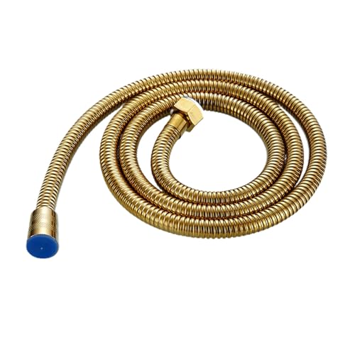 1,5 m Gold Flexible Anti-Burning-Handbrause, GI/2 Hochdruck, Edelstahl, explosionssicher bei hohen Temperaturen von Genérico