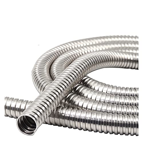 1 Meter Innenschlauch 4-100 mm Edelstahl Metallgewinde Kabel Schlauch Flexibler Schlauch Weichschlauch Schutzschlauch Ersatzzubehör (Innendurchmesser 32 mm) von Genérico