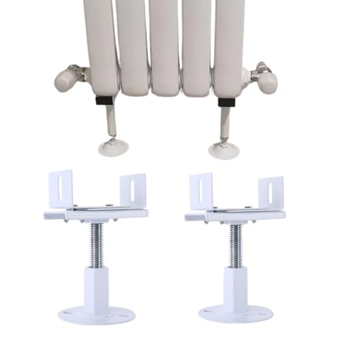 2 Stück Aluminium Heizkörperfüße Verstellbar 8-36 cm Höhe Elegantes Design Anti-Fog Konsole Einfache Installation für Gusseisen-Heizkörper, Weiß 2 Stück Aluminium Heizkörperfüße Verstellbar 8-36 cm Höhe Elegantes Design Anti-Fog Konsole Einfache Installation für Gusseisen-Heizkörper, Weiß von Genérico