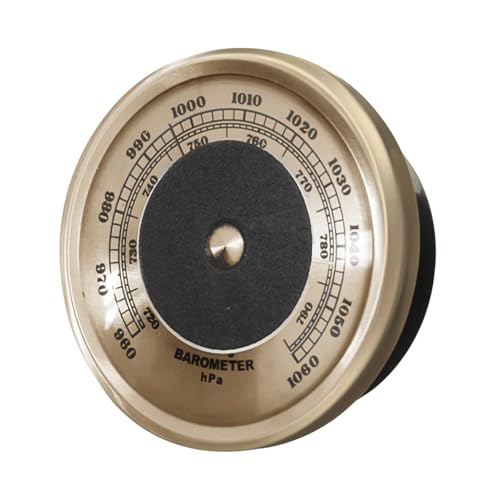 3 in 1 Barometer - Analoge Wetterstation 70 mm | Barometer mit integriertem Hygrometer und Thermometer, hochpräzises Barometer mit Luftmanometer, Analog-Hygrometer für Prognose 3 in 1 Barometer - Analoge Wetterstation 70 mm | Barometer mit integriertem Hygrometer und Thermometer, hochpräzises Barometer mit Luftmanometer, Analog-Hygrometer für Prognose von Genérico