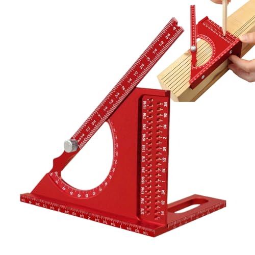 3D-Multi-Winkel-Messlineal, Winkelmesswerkzeug, Aluminiumlegierung, 0-180 Grad, rostbeständig, Präzisionsmarkierungsmessgerät 3D-Multi-Winkel-Messlineal, Winkelmesswerkzeug, Aluminiumlegierung, 0-180 Grad, rostbeständig, Präzisionsmarkierungsmessgerät von Genérico