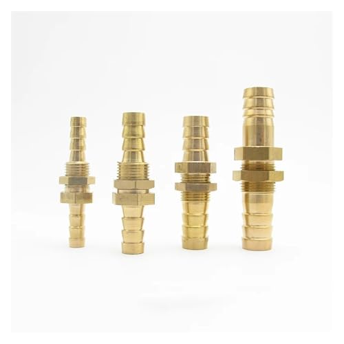 4 mm, 6 mm, 8 mm, 10 mm, 12 mm, 14 mm, 16 mm, 19 mm und 25 mm (8 mm-4 mm) Messing-Rohrverbinder-Adapter von Genérico