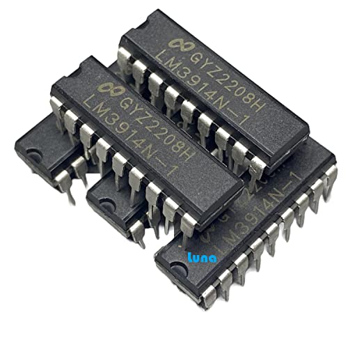 5 Stück LM3914N-1 DIP18 LM3914-1 DIP LM3914N IC von Genérico