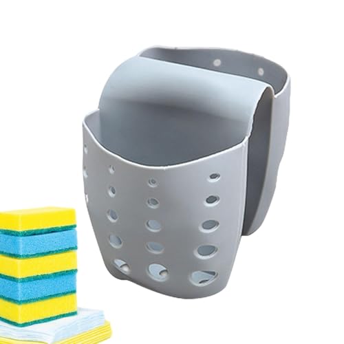 Abflusskorb für Küchenspüle, Siebkorb für Küchenspüle, Ablaufkorb mit Abflusslöchern, Schwamm-Organizer für Lebensmittelkorb, Abflusssieb für F von Genérico