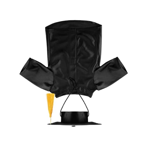 Abschlussmütze und Toga für Hunde, Abschlussanzug für Haustiere, Kostüm und Set, waschbar, für kleine Rassen, Partys und Feiern Abschlussmütze und Toga für Hunde, Abschlussanzug für Haustiere, Kostüm und Set, waschbar, für kleine Rassen, Partys und Feiern von Genérico